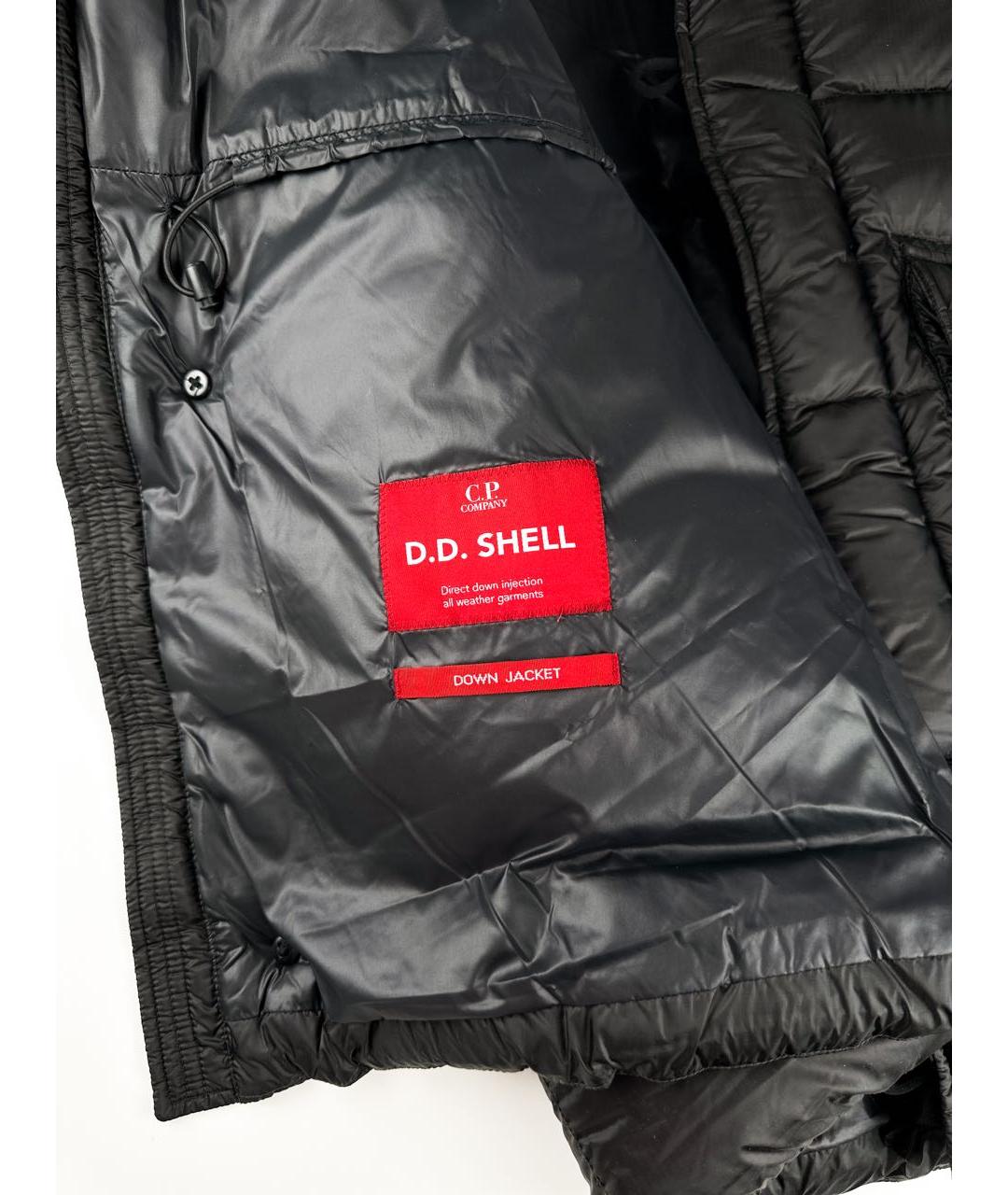 CP COMPANY Черный полиамидовый пуховик, фото 6