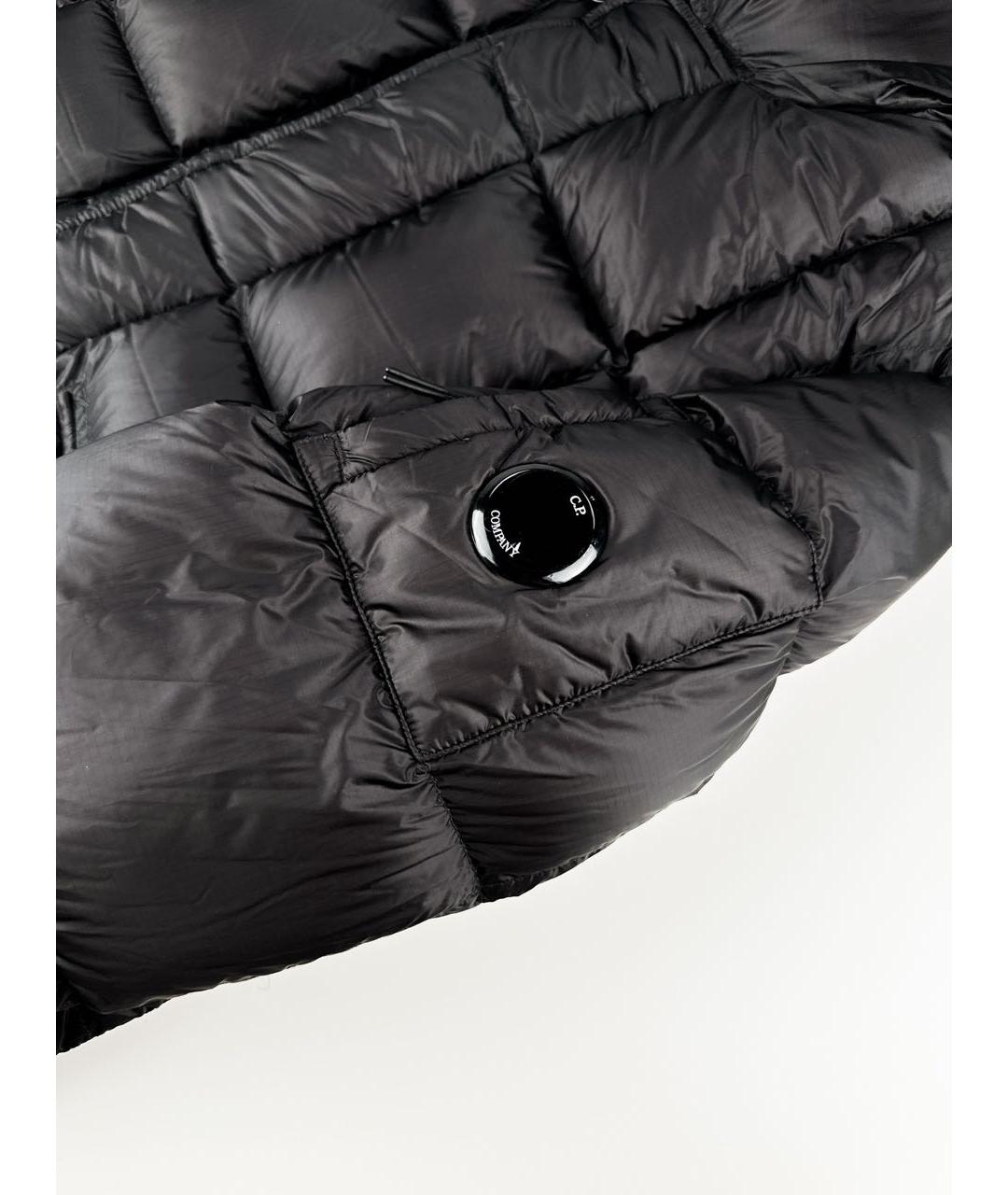 CP COMPANY Черный полиамидовый пуховик, фото 5