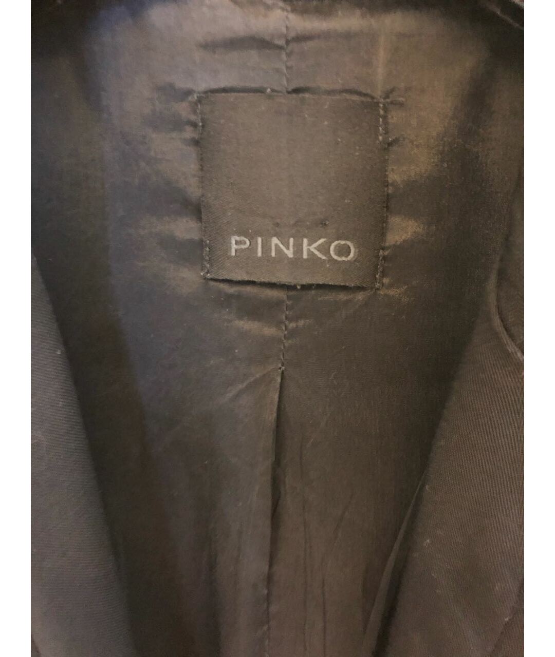 PINKO Черный полиамидовый жакет/пиджак, фото 3