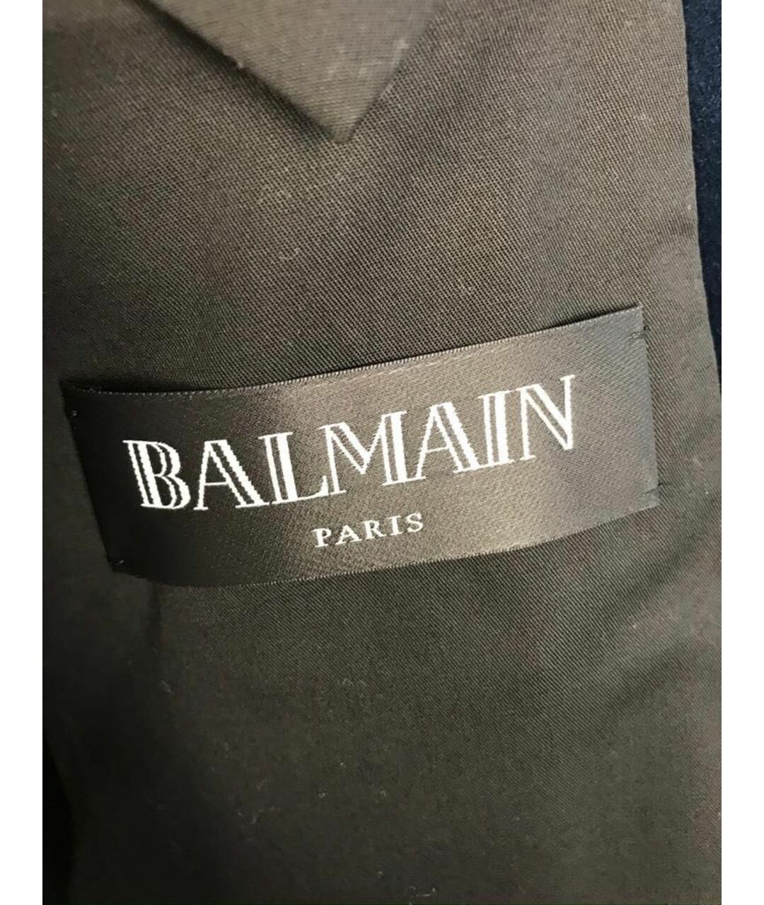 BALMAIN Темно-синий бархатный пиджак, фото 5