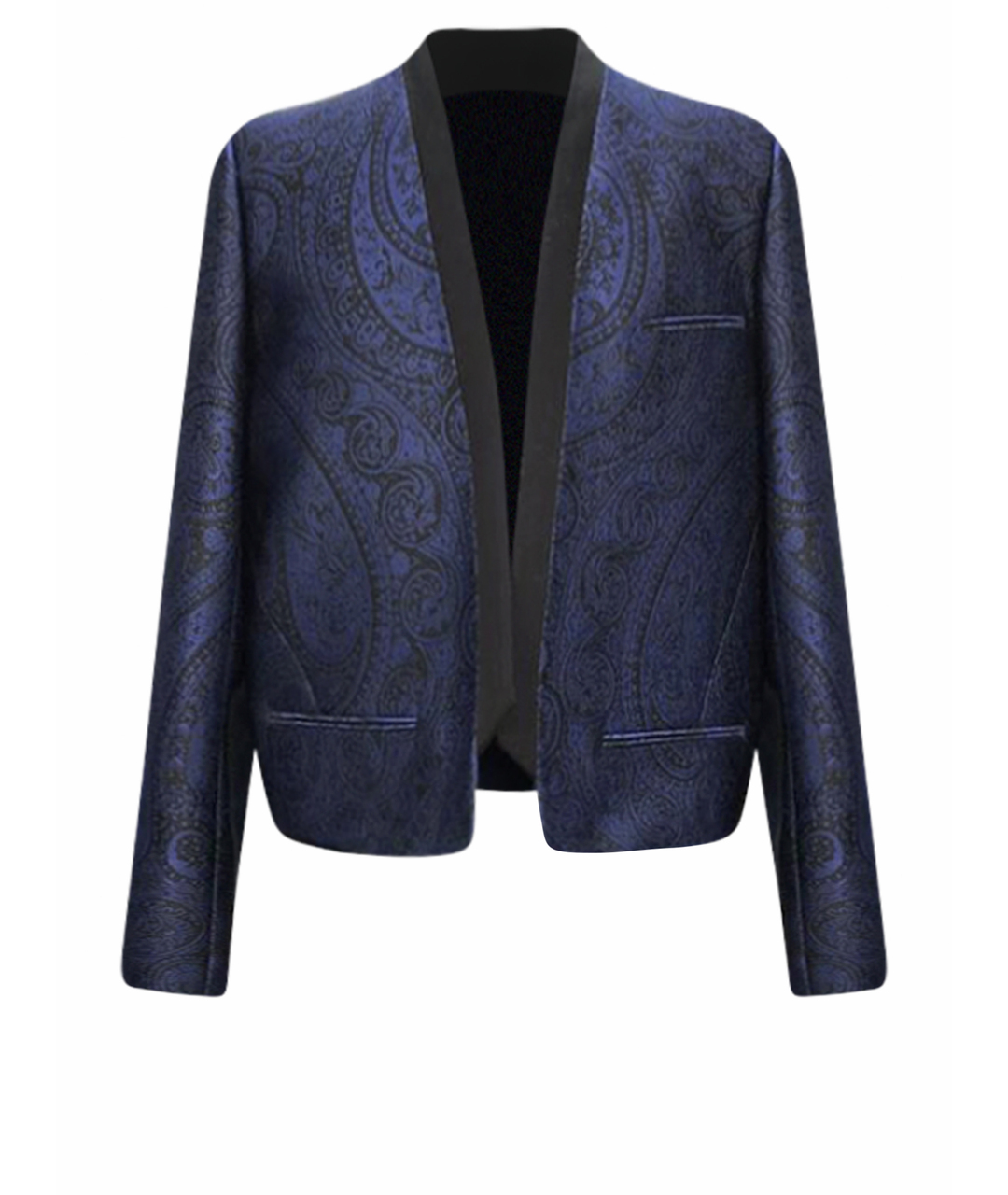 BALMAIN Синий полиэстеровый пиджак, фото 1