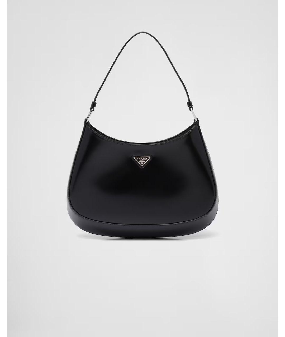 PRADA Черная кожаная сумка через плечо, фото 5