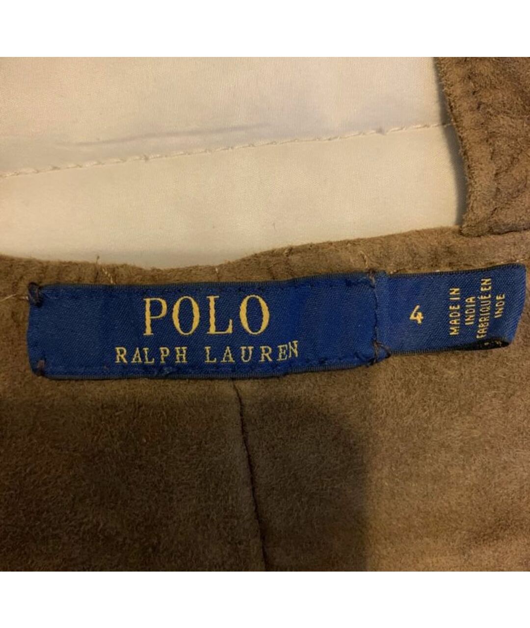 POLO RALPH LAUREN Хаки замшевые шорты, фото 3