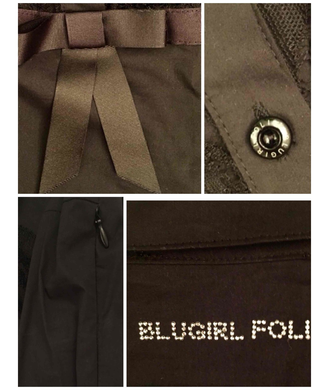 BLUGIRL Черная хлопковая рубашка, фото 4