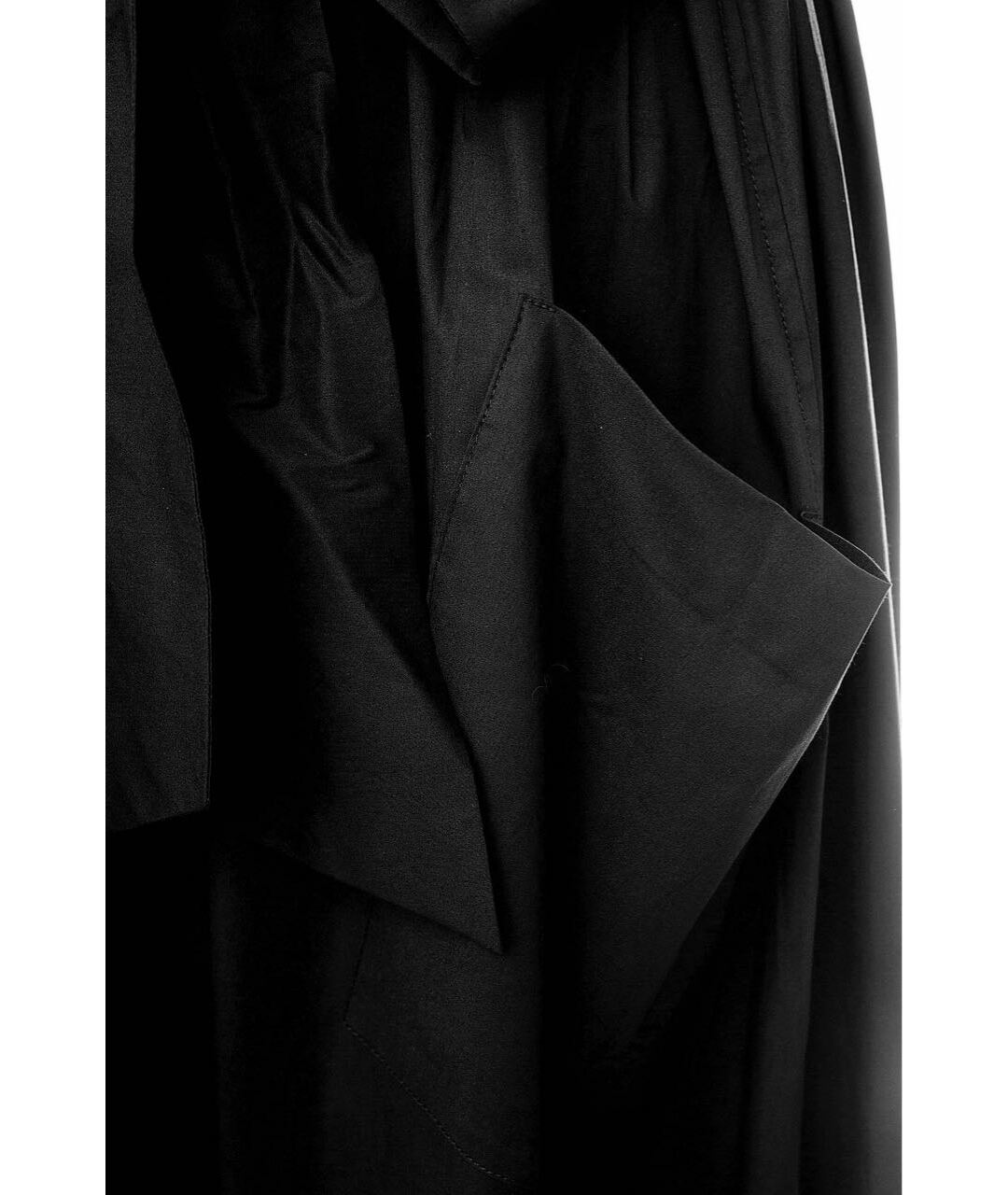 TWIN-SET Черное хлопковое повседневное платье, фото 2