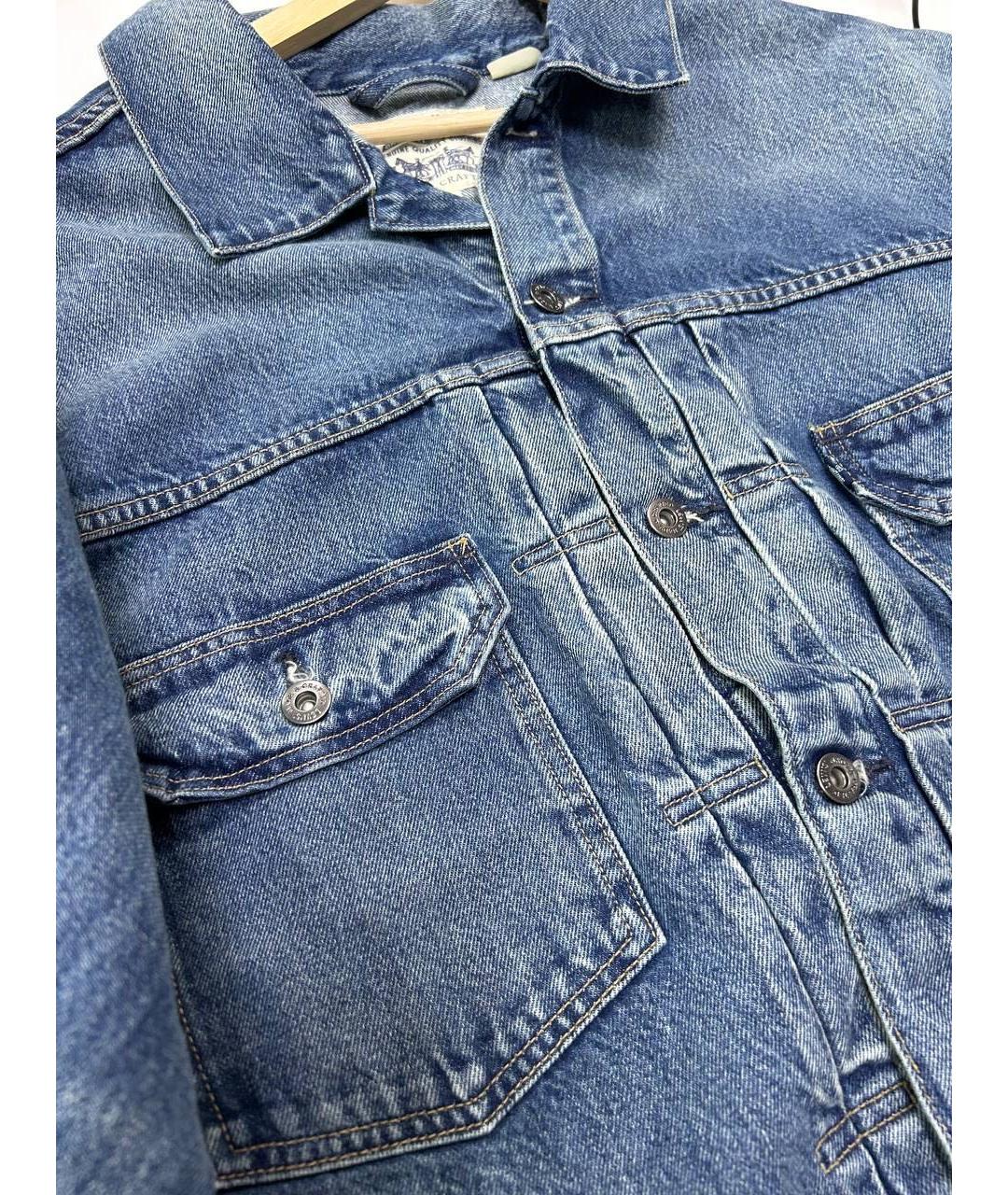 LEVI'S Синяя деним куртка, фото 4