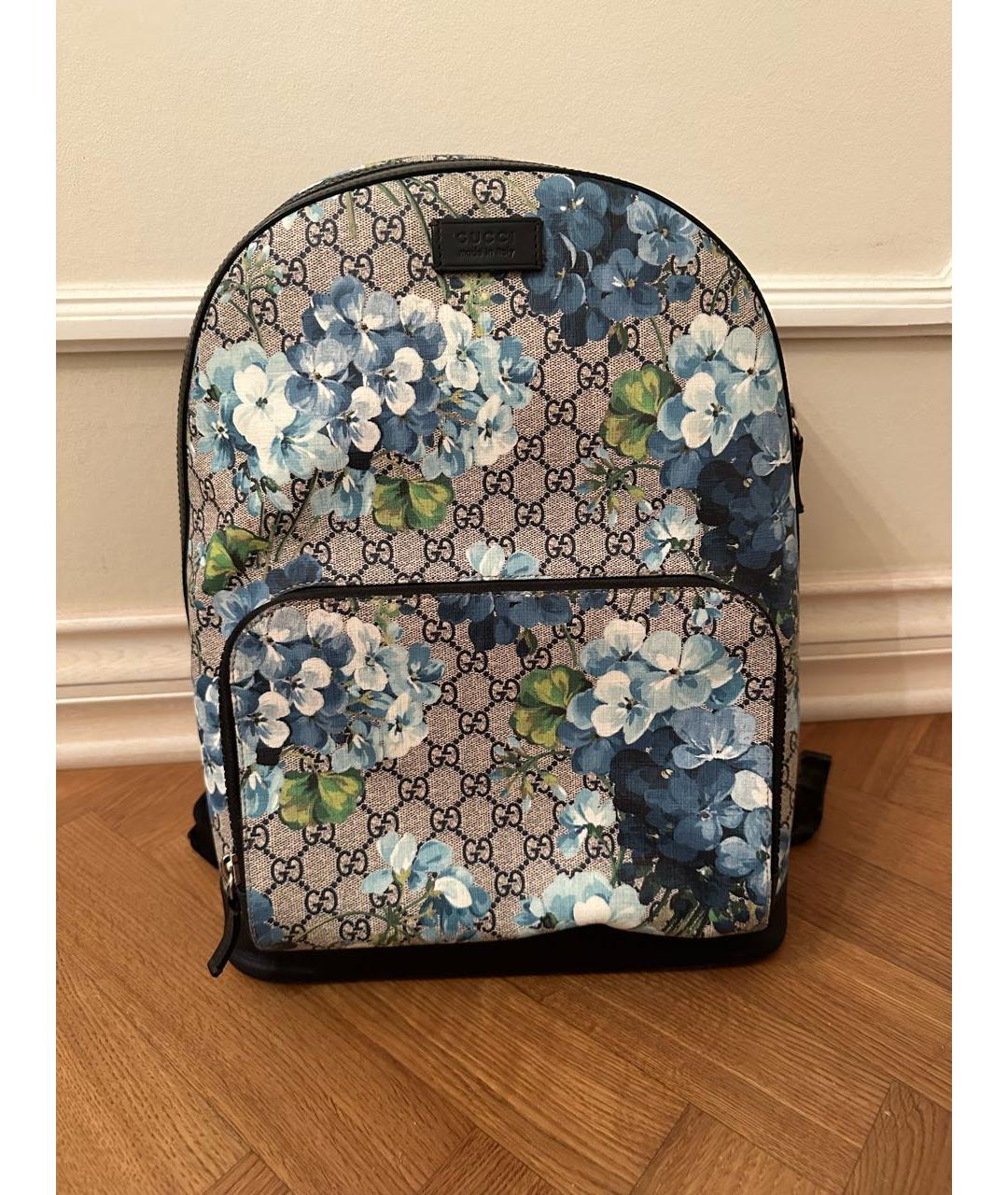 GUCCI Бежевый рюкзак из искусственной кожи, фото 4