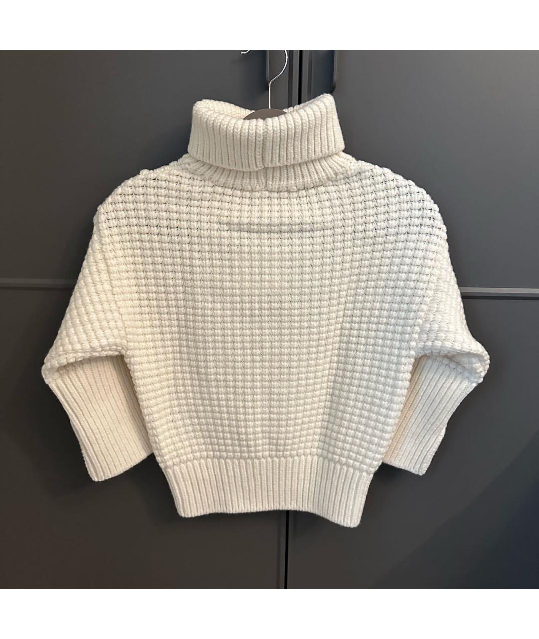 HERMES PRE-OWNED Белый шерстяной джемпер / свитер, фото 5