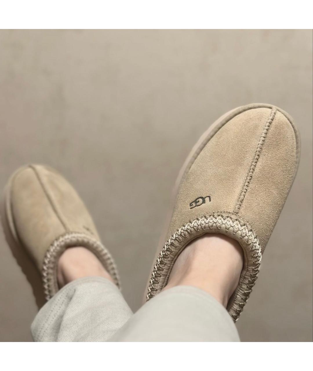 UGG AUSTRALIA Бежевые мюли, фото 8