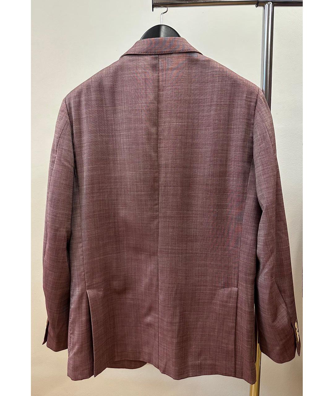 ERMENEGILDO ZEGNA Розовый шерстяной пиджак, фото 2