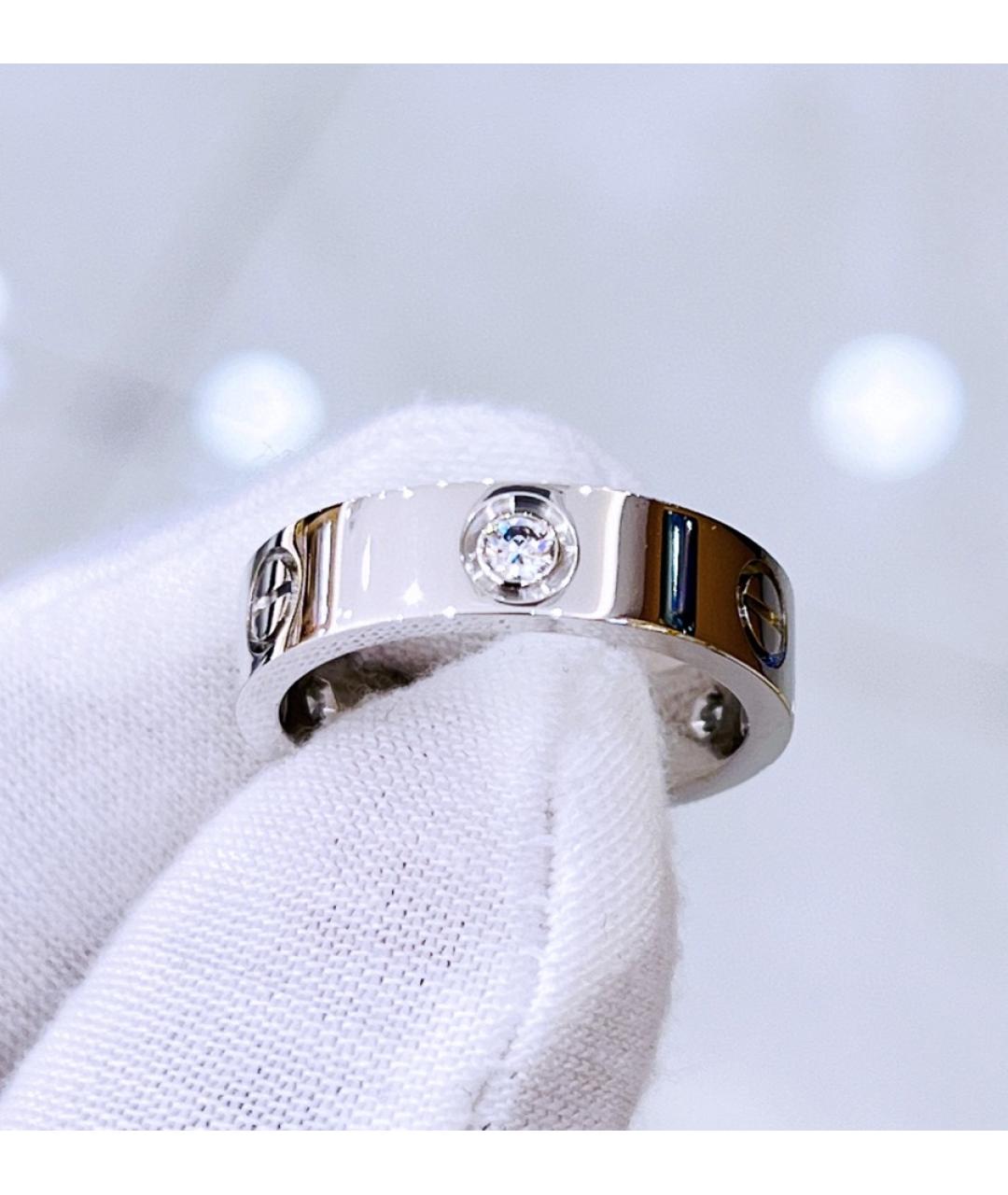 CARTIER Белое кольцо из белого золота, фото 3