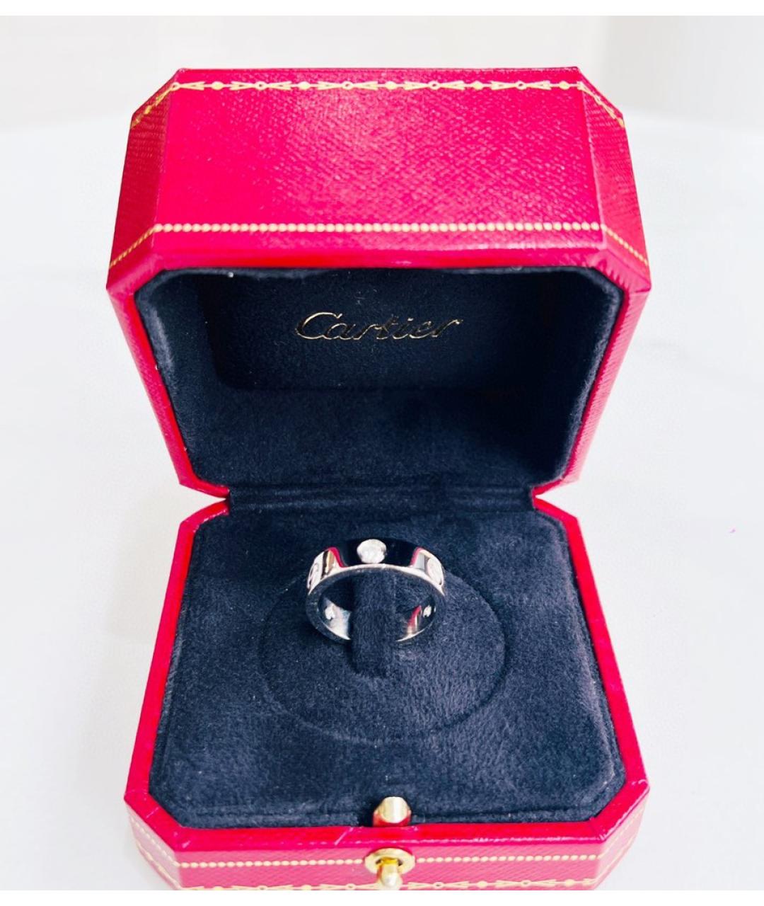 CARTIER Белое кольцо из белого золота, фото 2