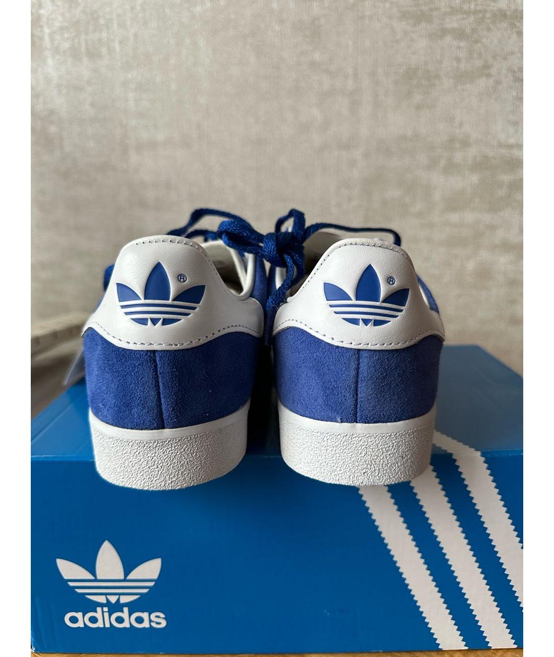 ADIDAS Синие замшевые кеды, фото 5