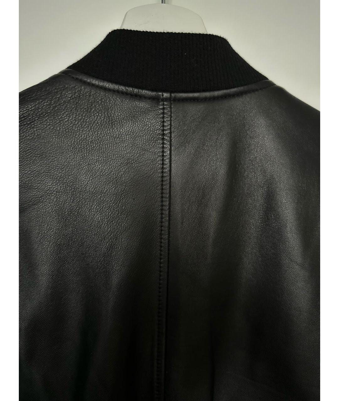 ADDICTED Черная кожаная куртка, фото 3