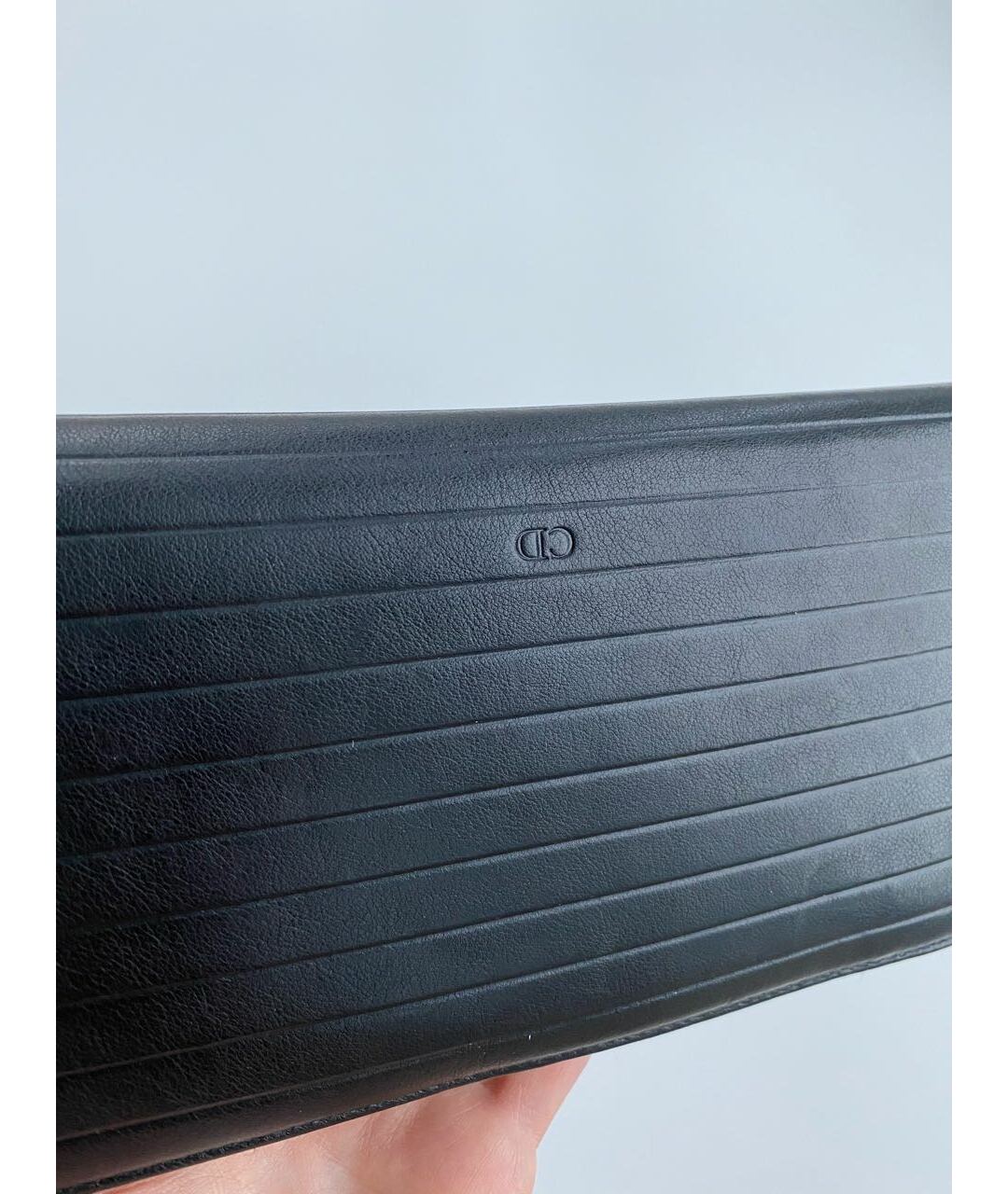 CHRISTIAN DIOR PRE-OWNED Черный кожаный кошелек, фото 4