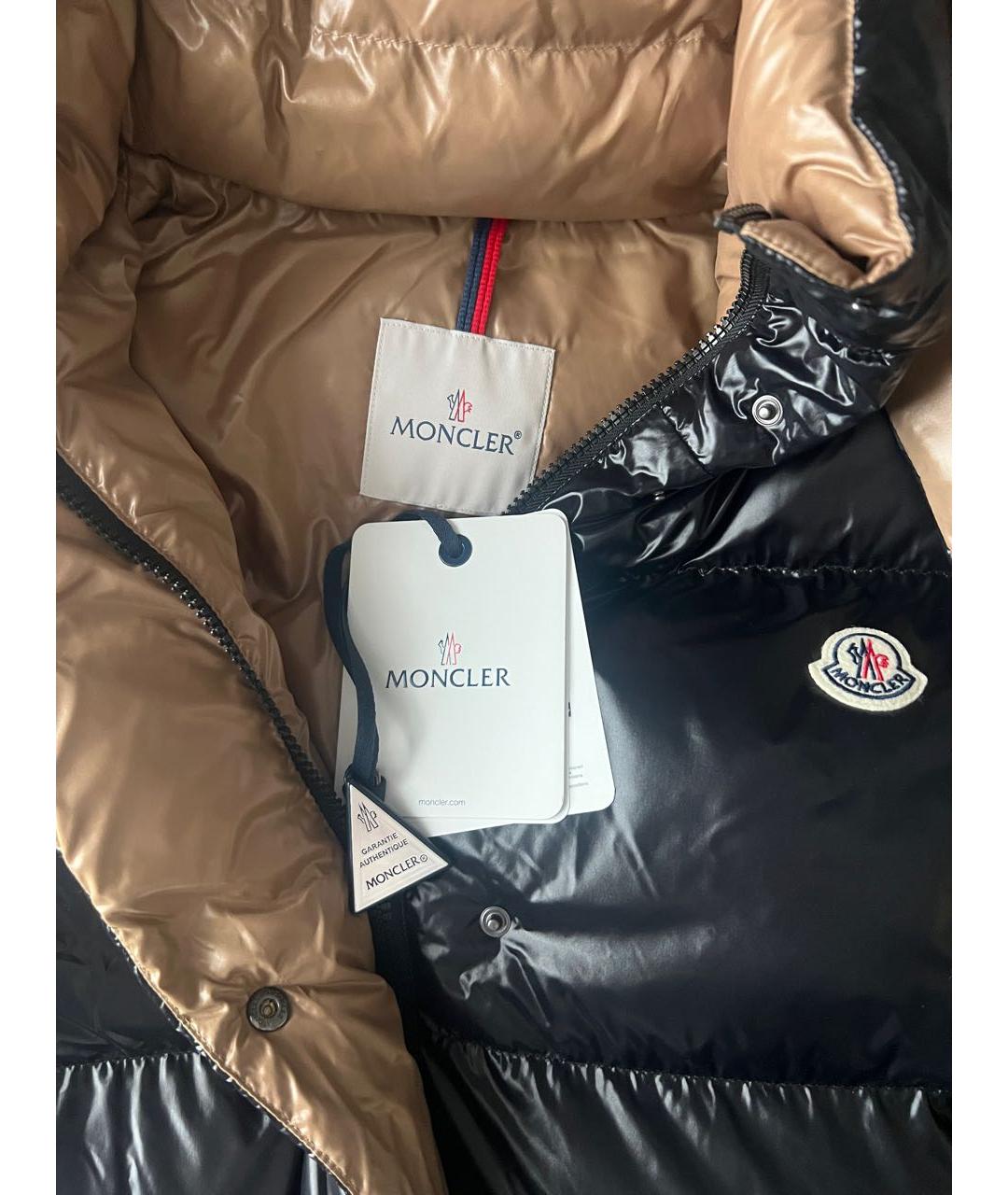 MONCLER Черный жилет, фото 3