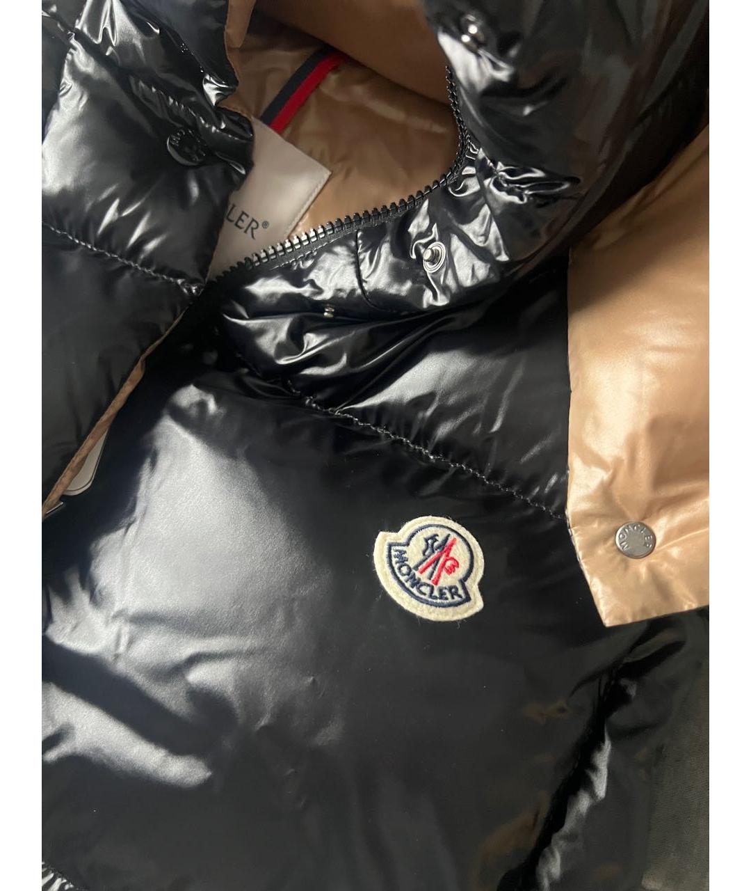 MONCLER Черный жилет, фото 4