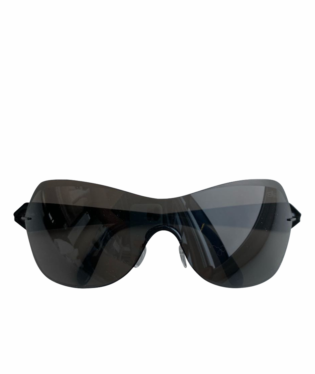 SILHOUETTE Черные пластиковые солнцезащитные очки, фото 1