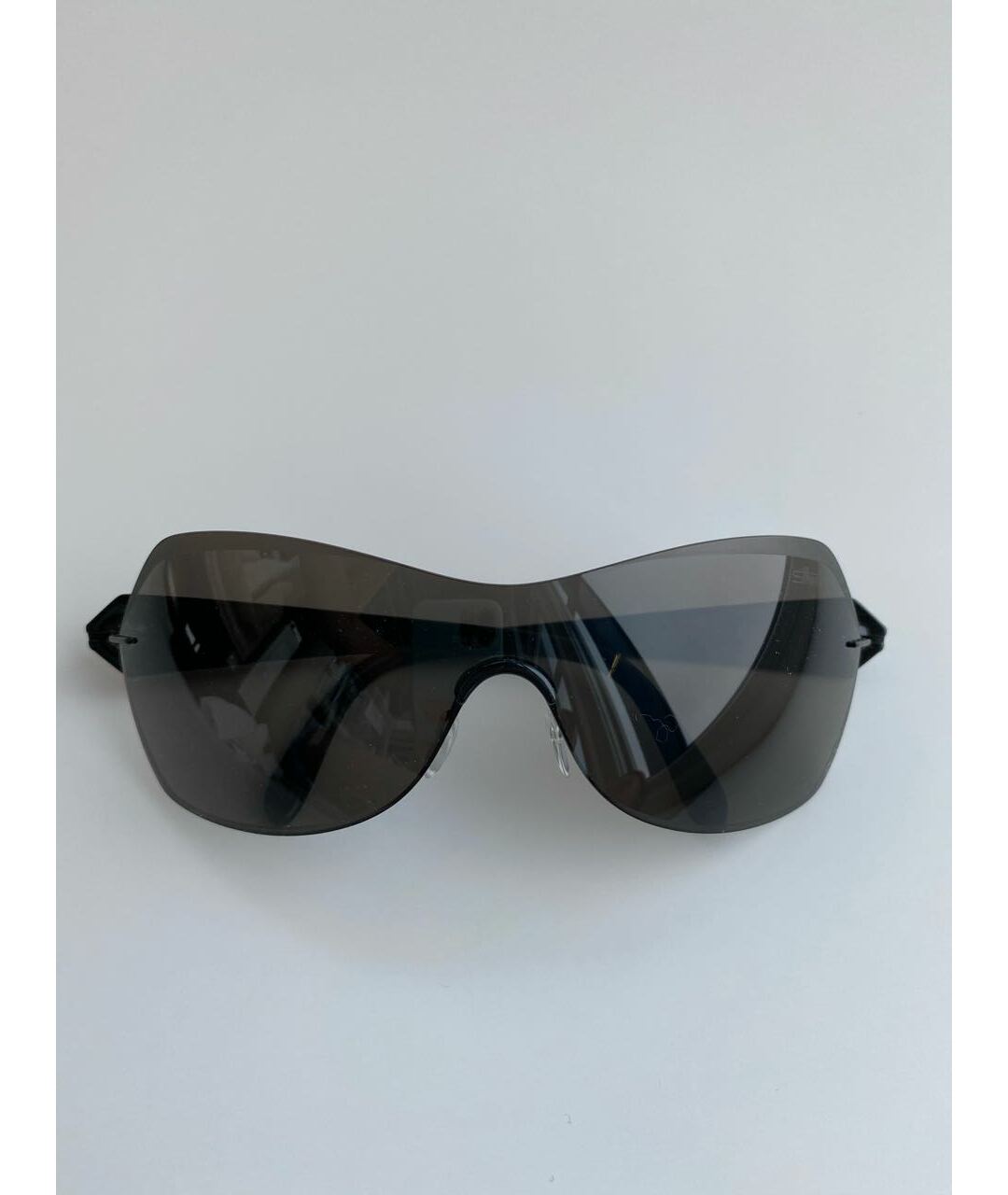 SILHOUETTE Черные пластиковые солнцезащитные очки, фото 5