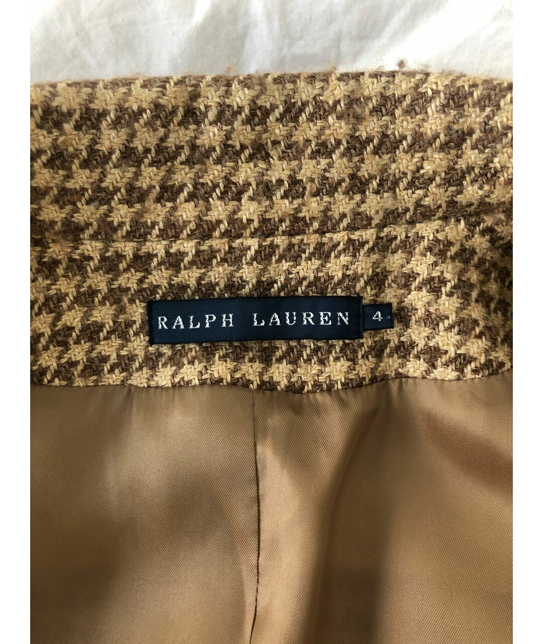 RALPH LAUREN Коричневый шерстяной жакет/пиджак, фото 3