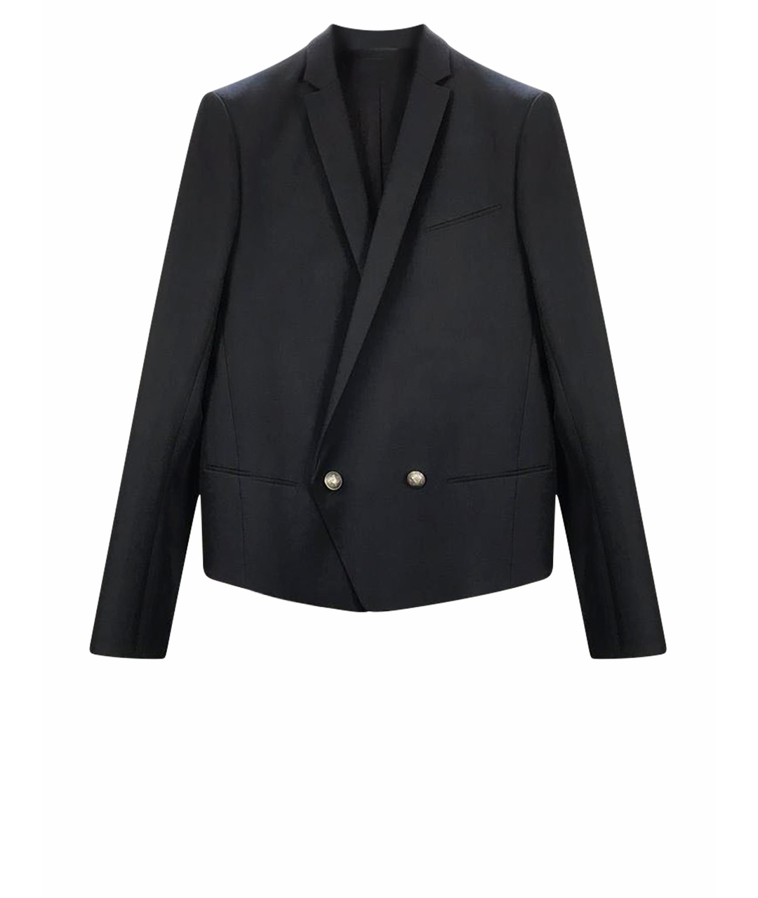 BALMAIN Черный хлопковый пиджак, фото 1