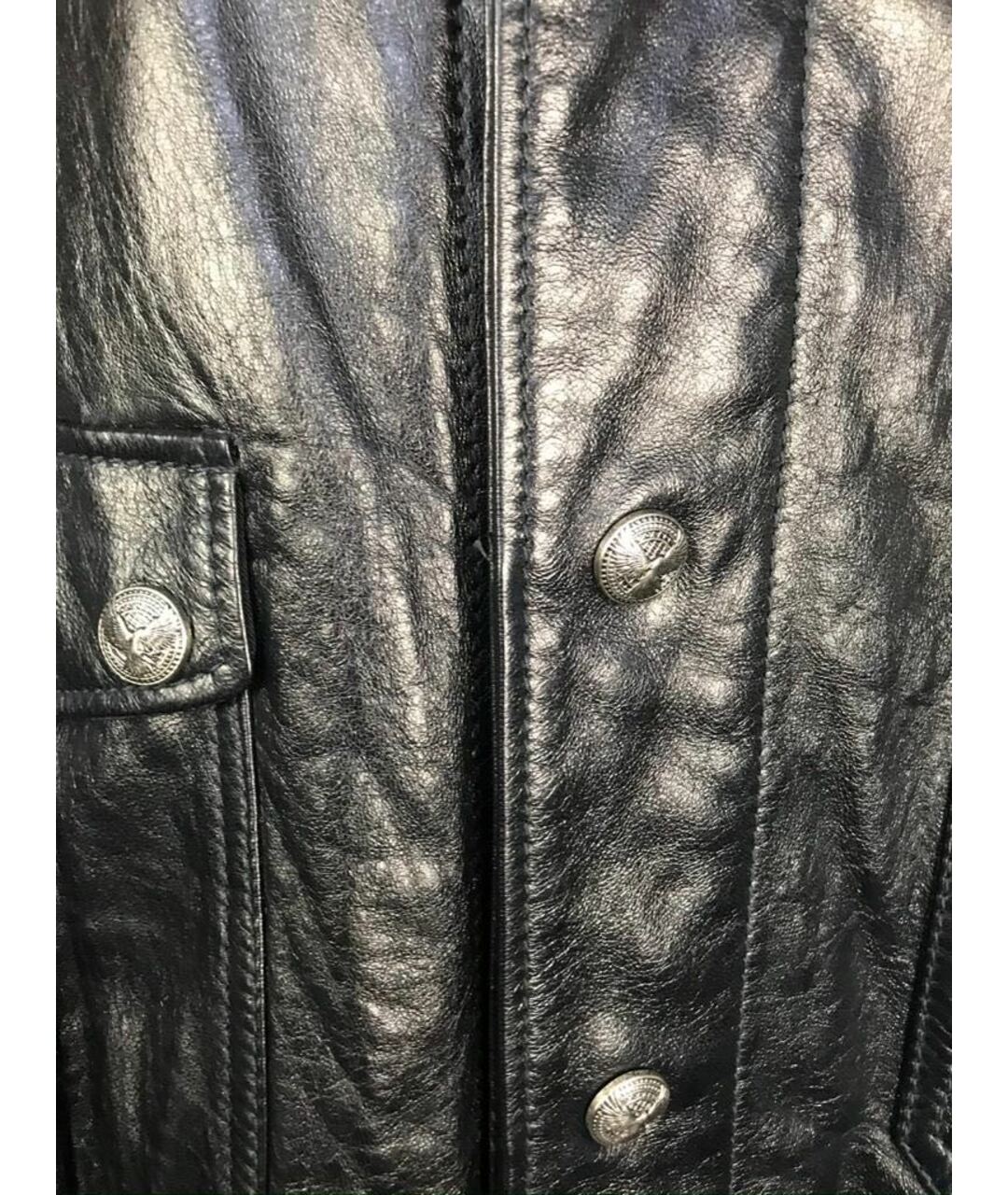 BALMAIN Черная кожаная куртка, фото 5