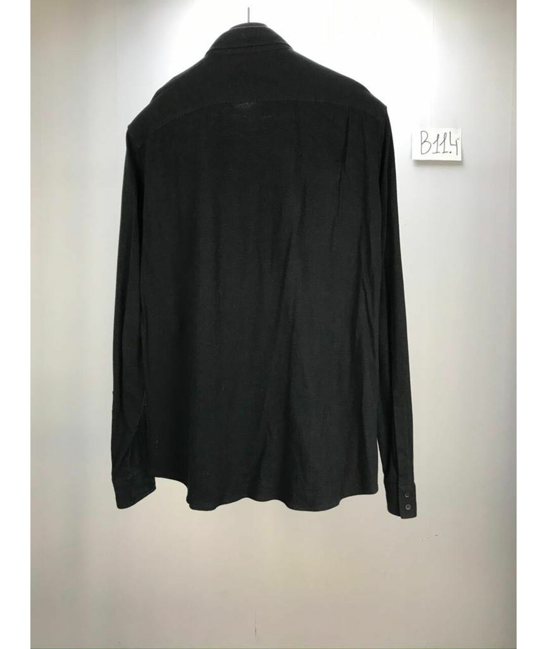 BALMAIN Черная хлопковая кэжуал рубашка, фото 2