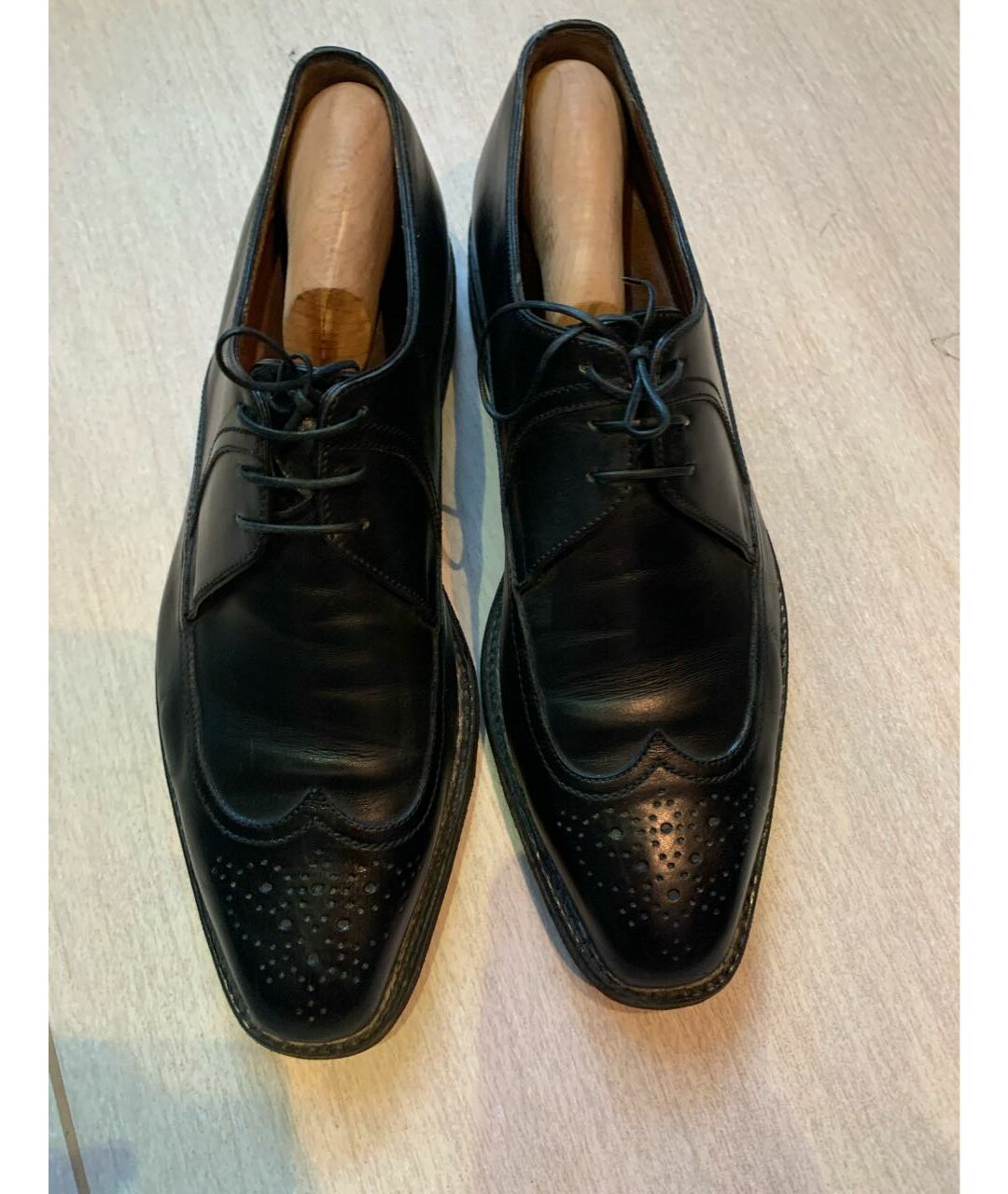 A.TESTONI Черные кожаные туфли, фото 2