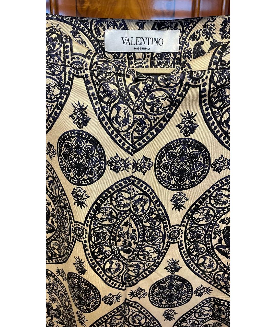 VALENTINO Мульти хлопковые брюки широкие, фото 4