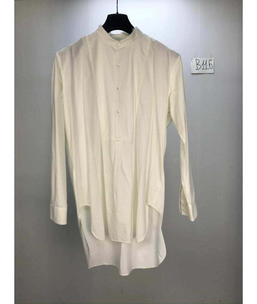 BALMAIN Белая хлопковая кэжуал рубашка, фото 6