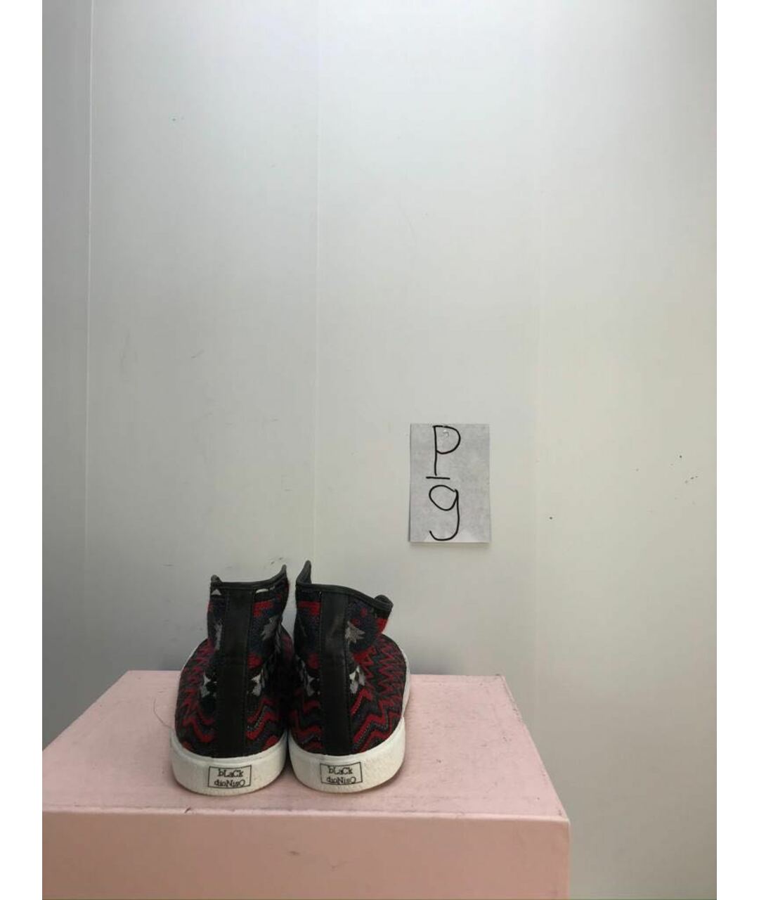 BLACK DIONISO Черные высокие кроссовки / кеды, фото 4