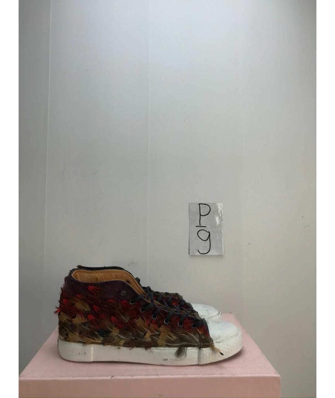 BLACK DIONISO Бордовые высокие кроссовки / кеды, фото 6