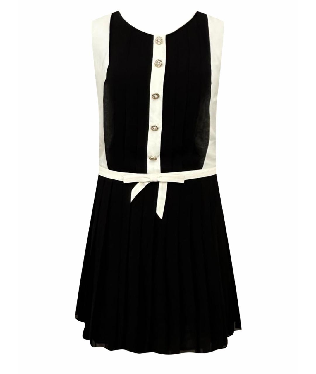 EDWARD ACHOUR PARIS Черное полиамидовое коктейльное платье, фото 1