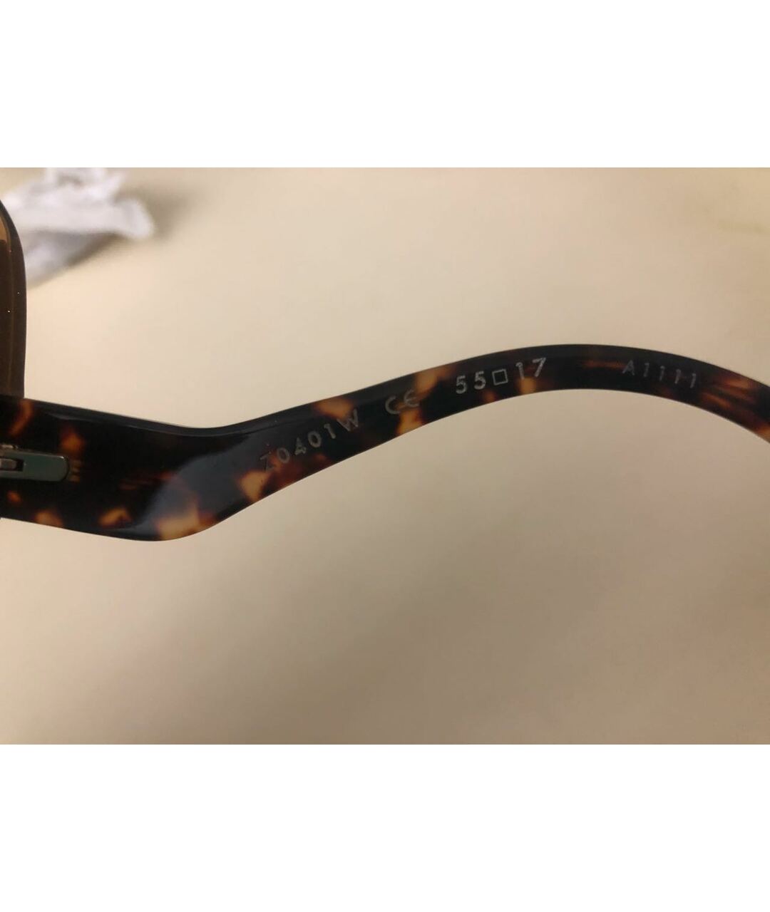 LOUIS VUITTON PRE-OWNED Коричневые пластиковые солнцезащитные очки, фото 2