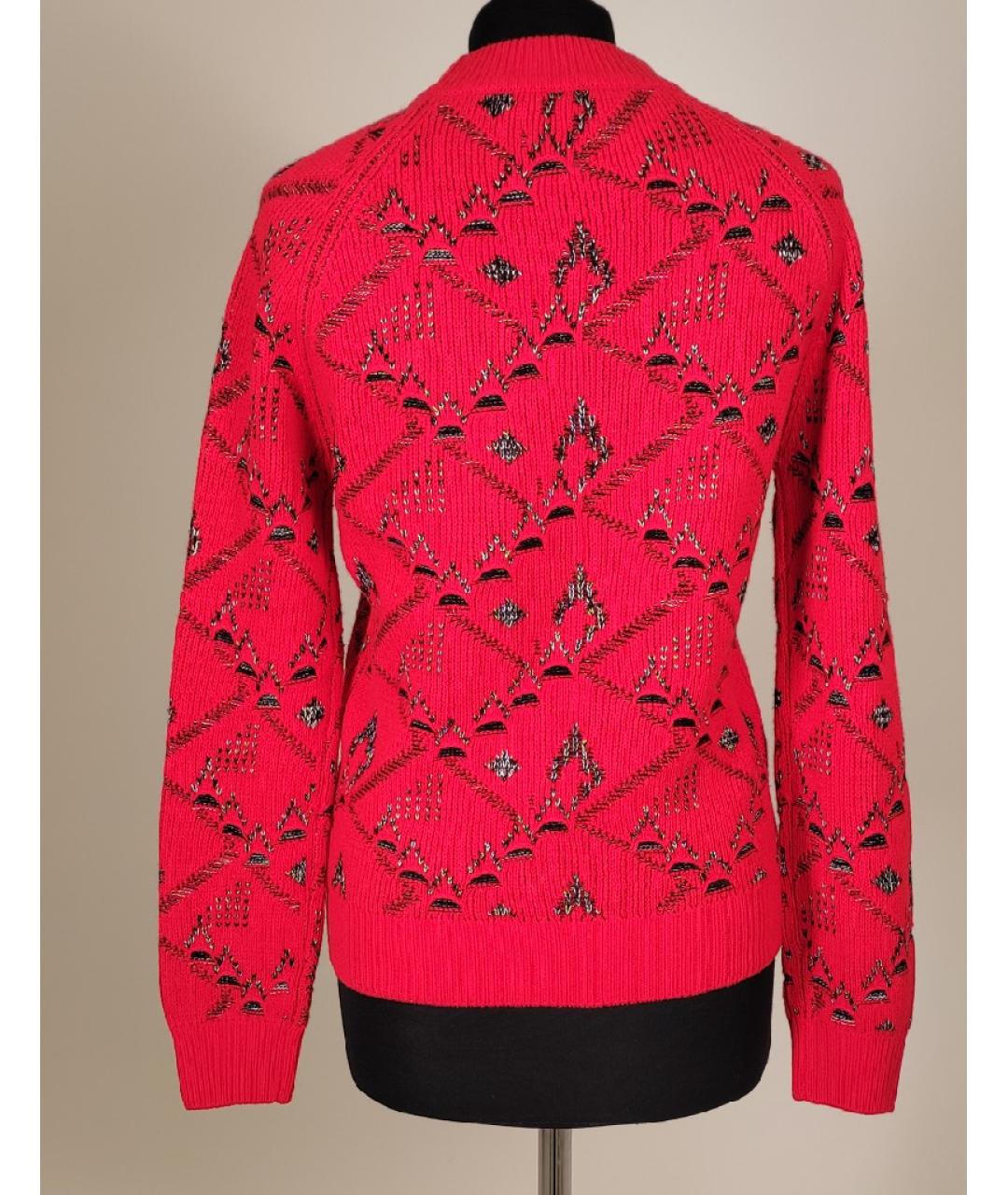 SAINT LAURENT Красный шерстяной джемпер / свитер, фото 3