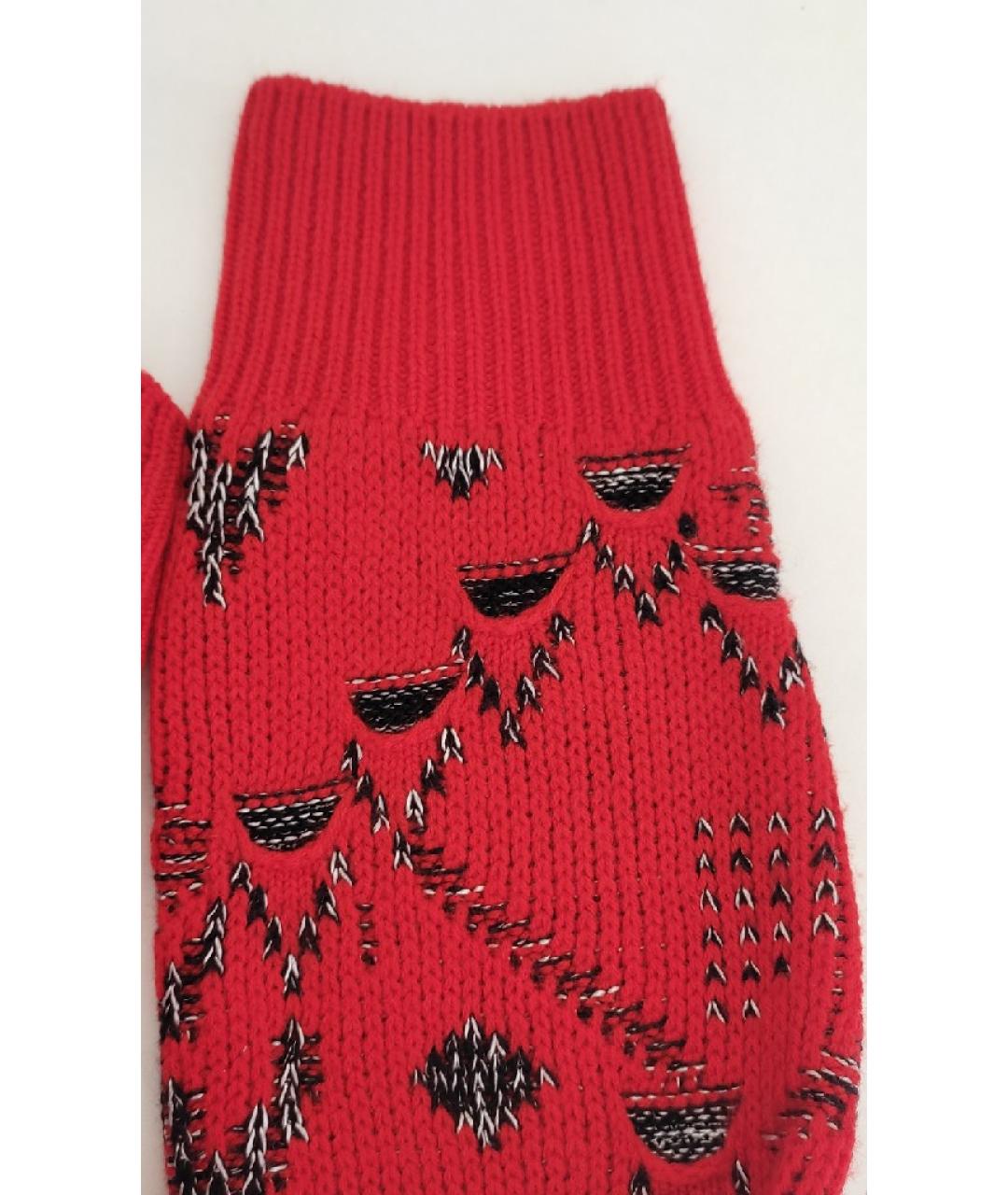SAINT LAURENT Красный шерстяной джемпер / свитер, фото 5