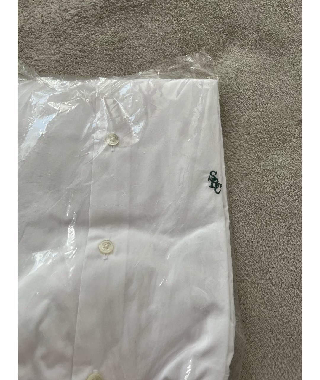SPORTY AND RICH Белая хлопковая рубашка, фото 4