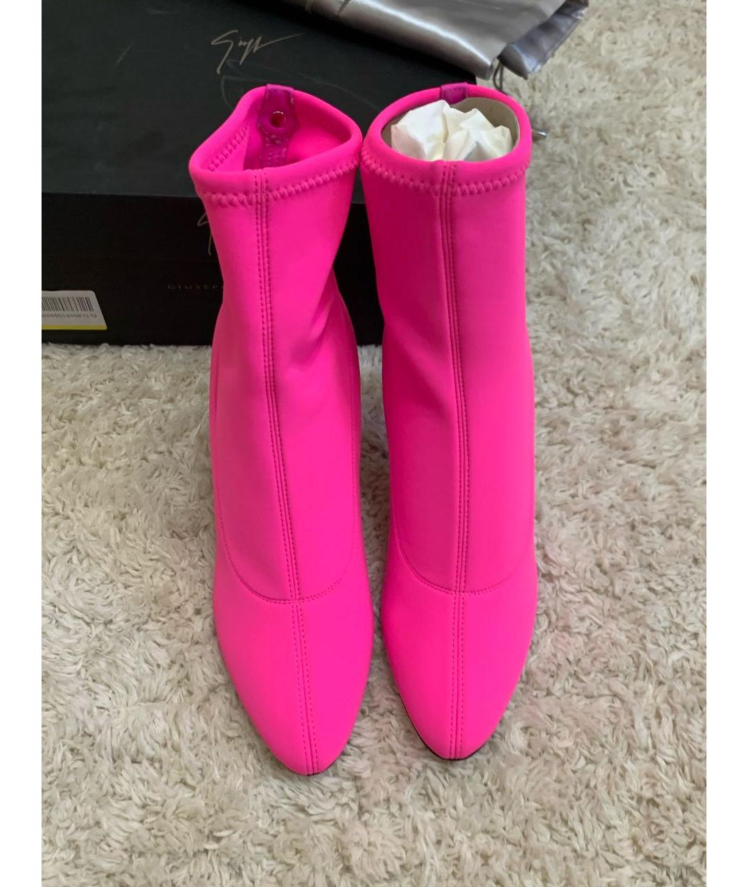GIUSEPPE ZANOTTI DESIGN Фуксия ботильоны, фото 5