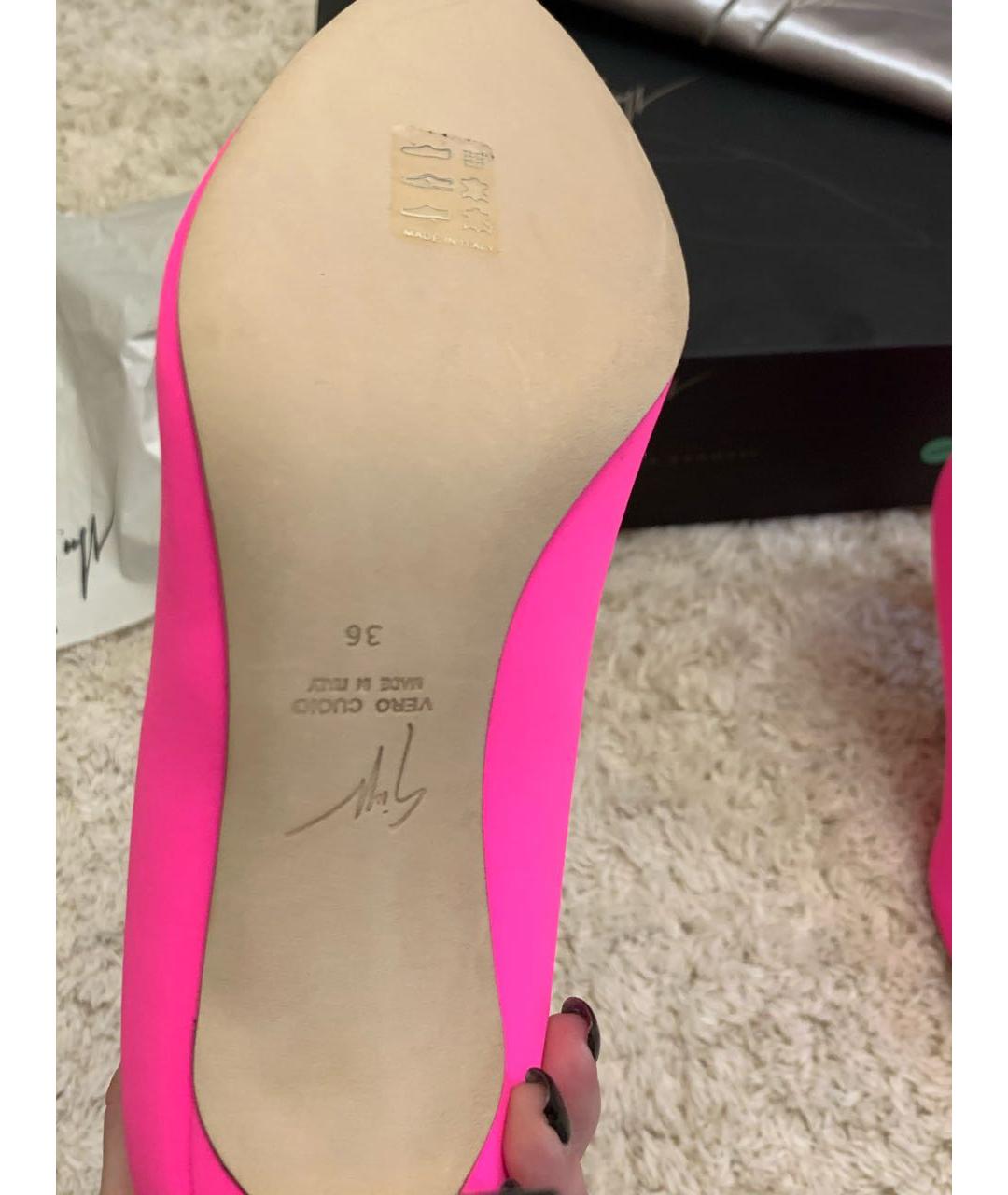 GIUSEPPE ZANOTTI DESIGN Фуксия ботильоны, фото 2