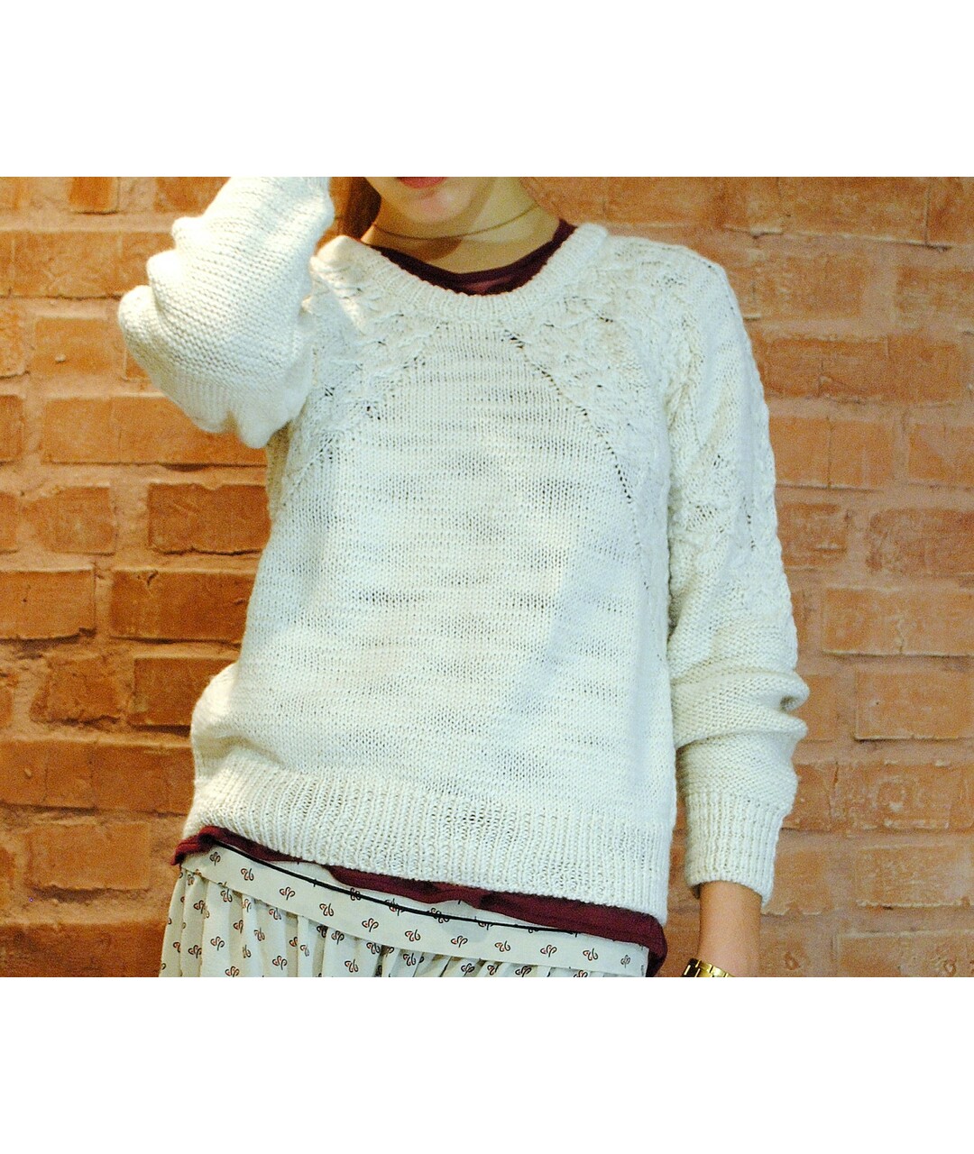 IRO Белый шерстяной джемпер / свитер, фото 7