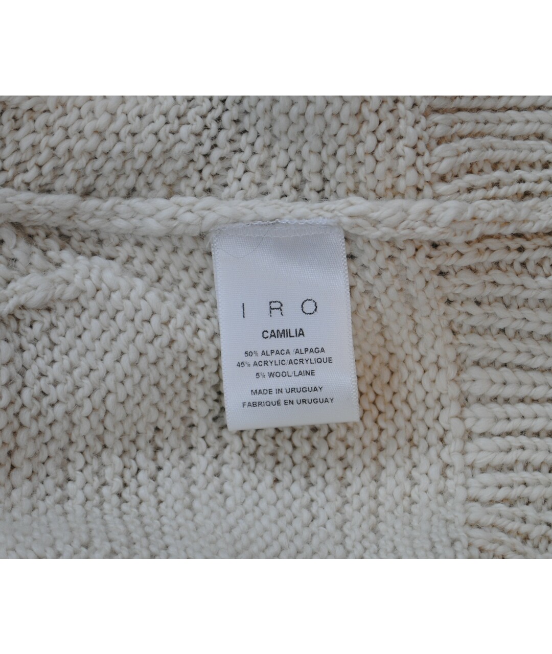 IRO Белый шерстяной джемпер / свитер, фото 6