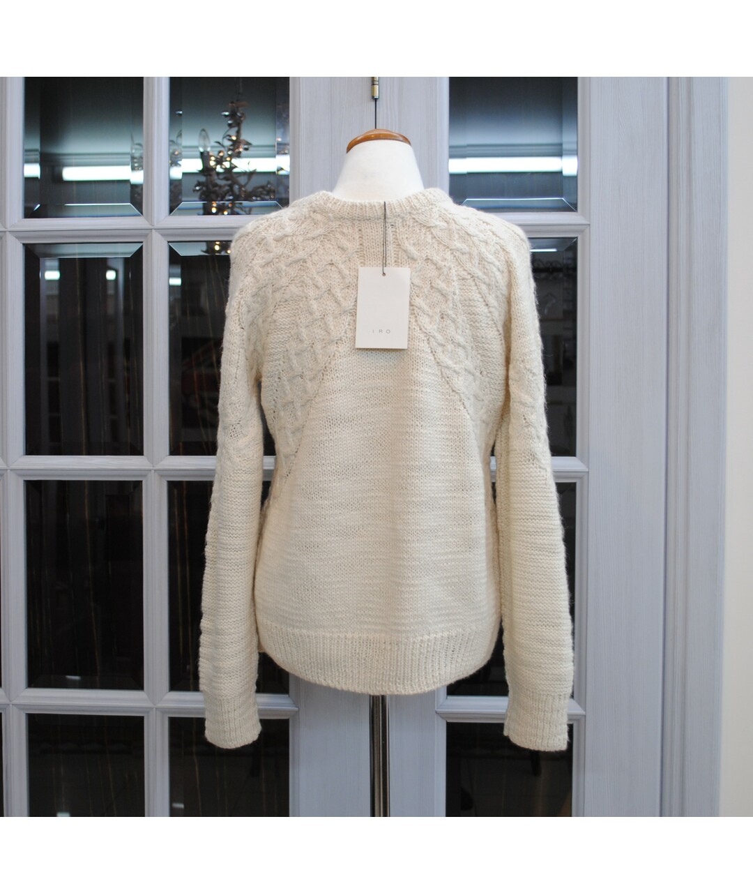IRO Белый шерстяной джемпер / свитер, фото 2
