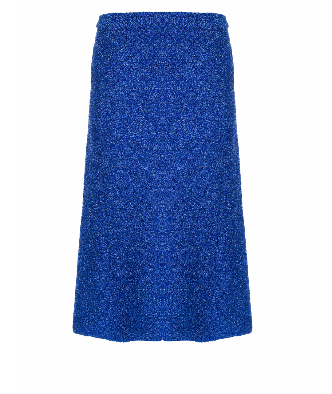BALENCIAGA Синяя полиэстеровая юбка миди, фото 1