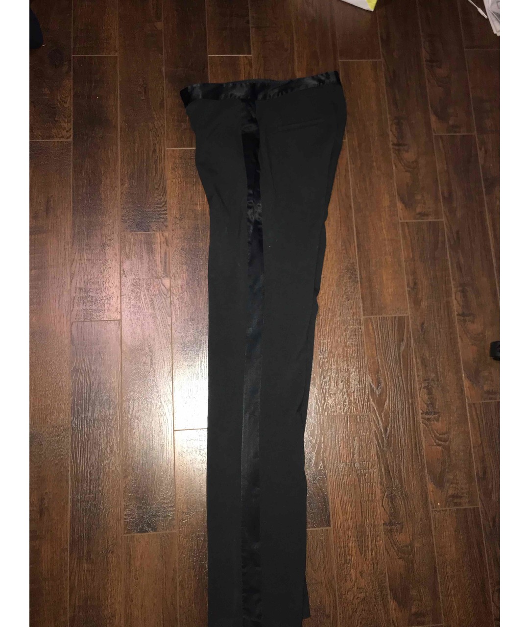 MICHAEL KORS Черные полиэстеровые брюки широкие, фото 4
