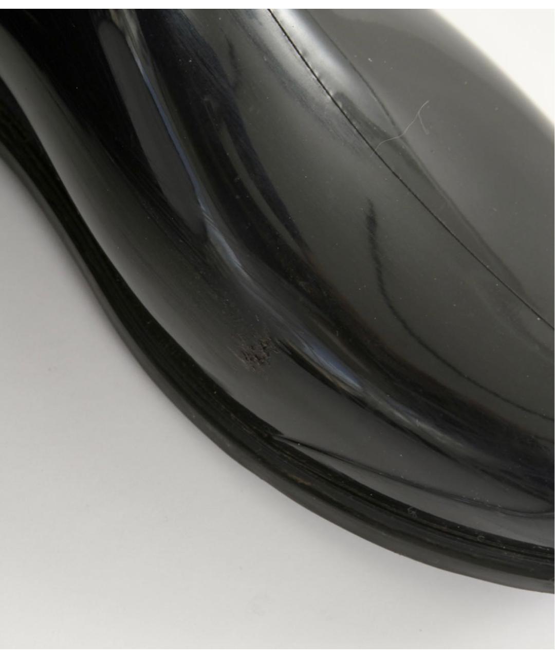BURBERRY Черные резиновые сапоги, фото 5