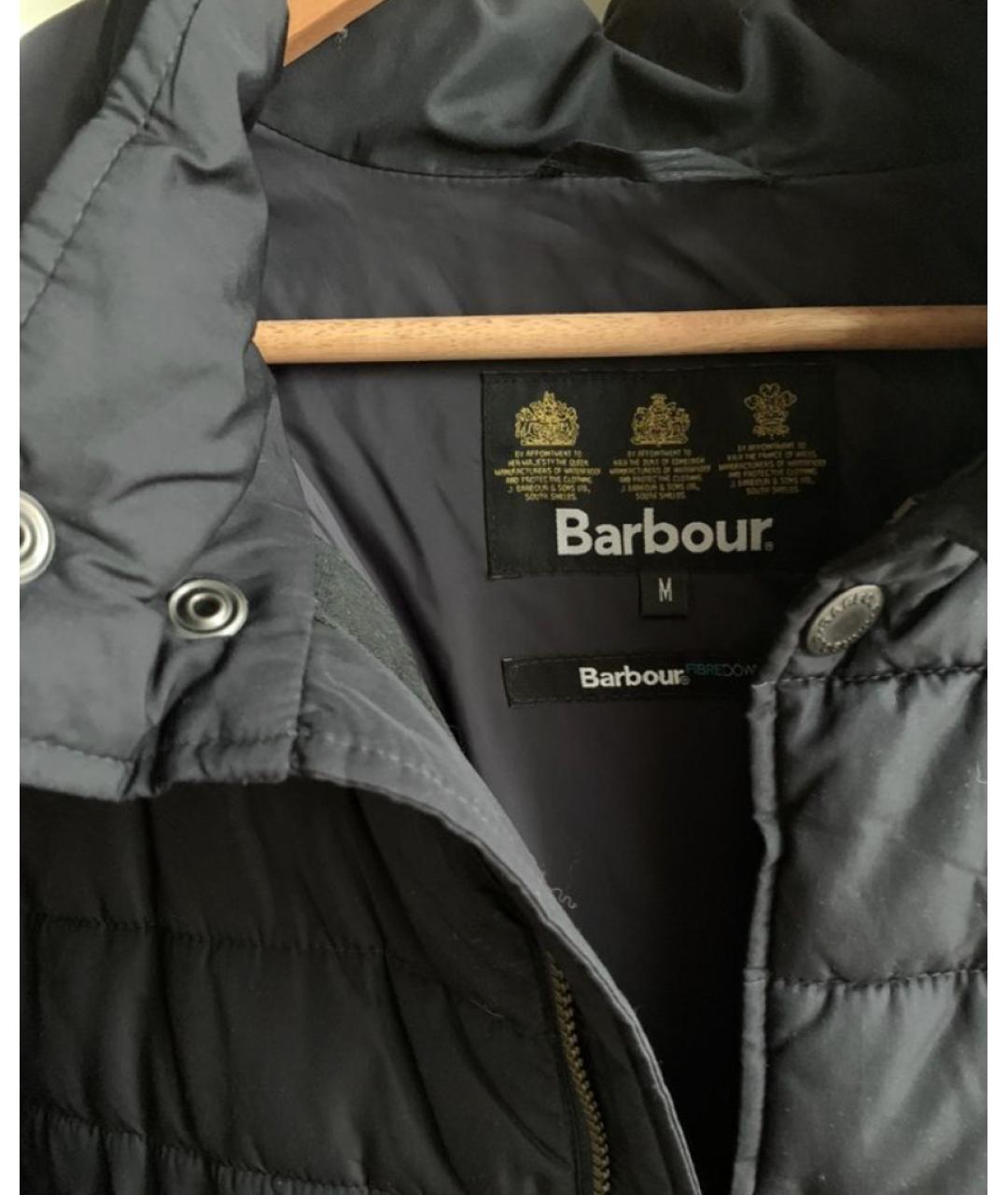 BARBOUR Темно-синяя полиэстеровая куртка, фото 3