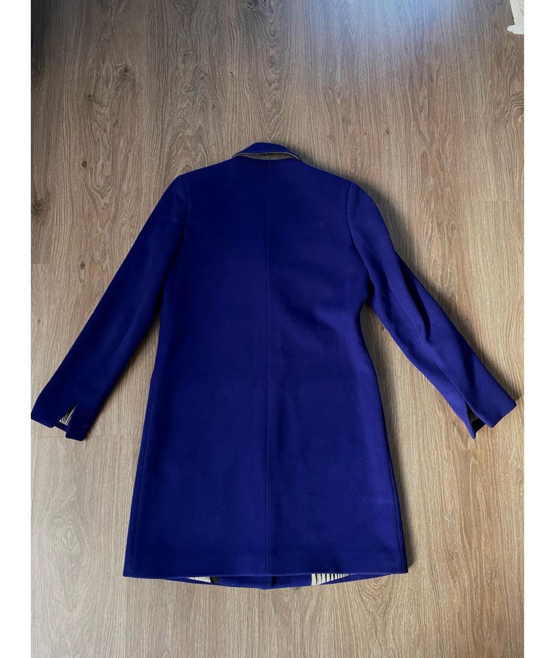 MSGM Фиолетовое шерстяное пальто, фото 2