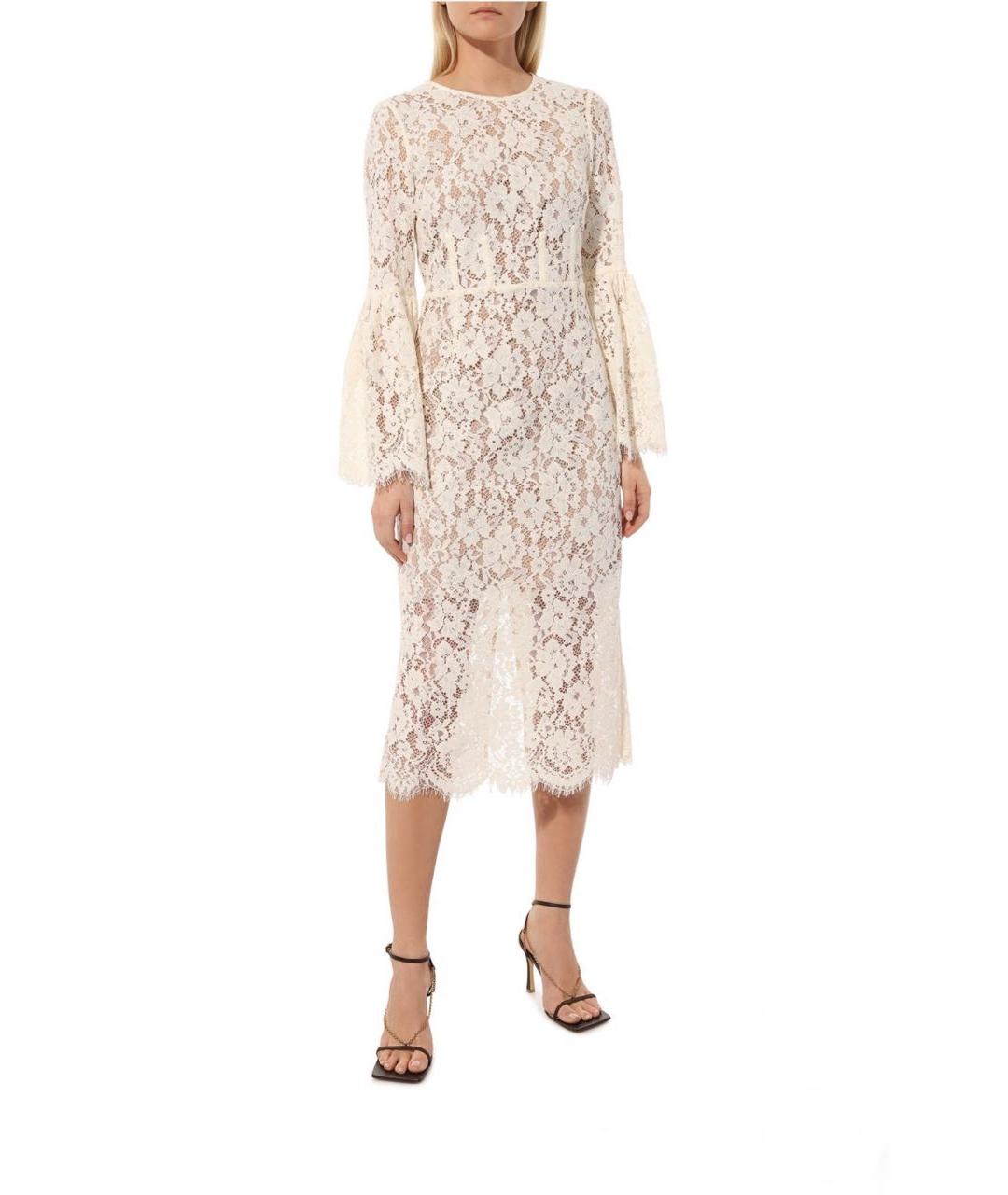 SELF-PORTRAIT Белое хлопковое платье, фото 4