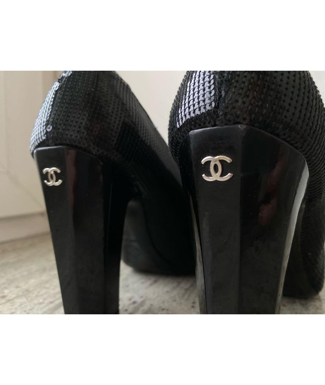 CHANEL PRE-OWNED Черные туфли, фото 6