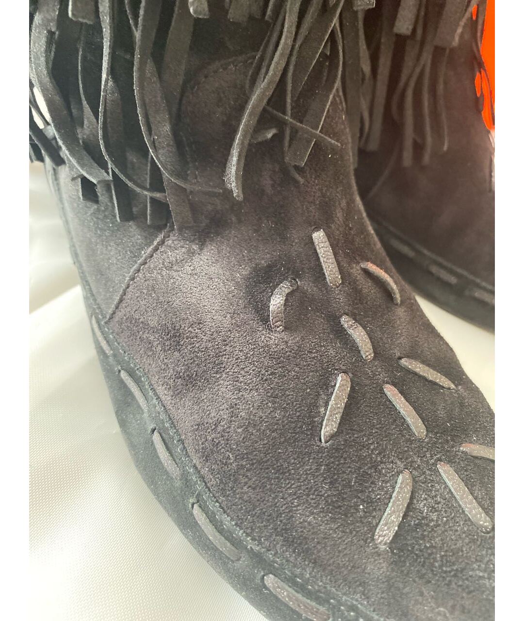 JIMMY CHOO Черные замшевые ботильоны, фото 7